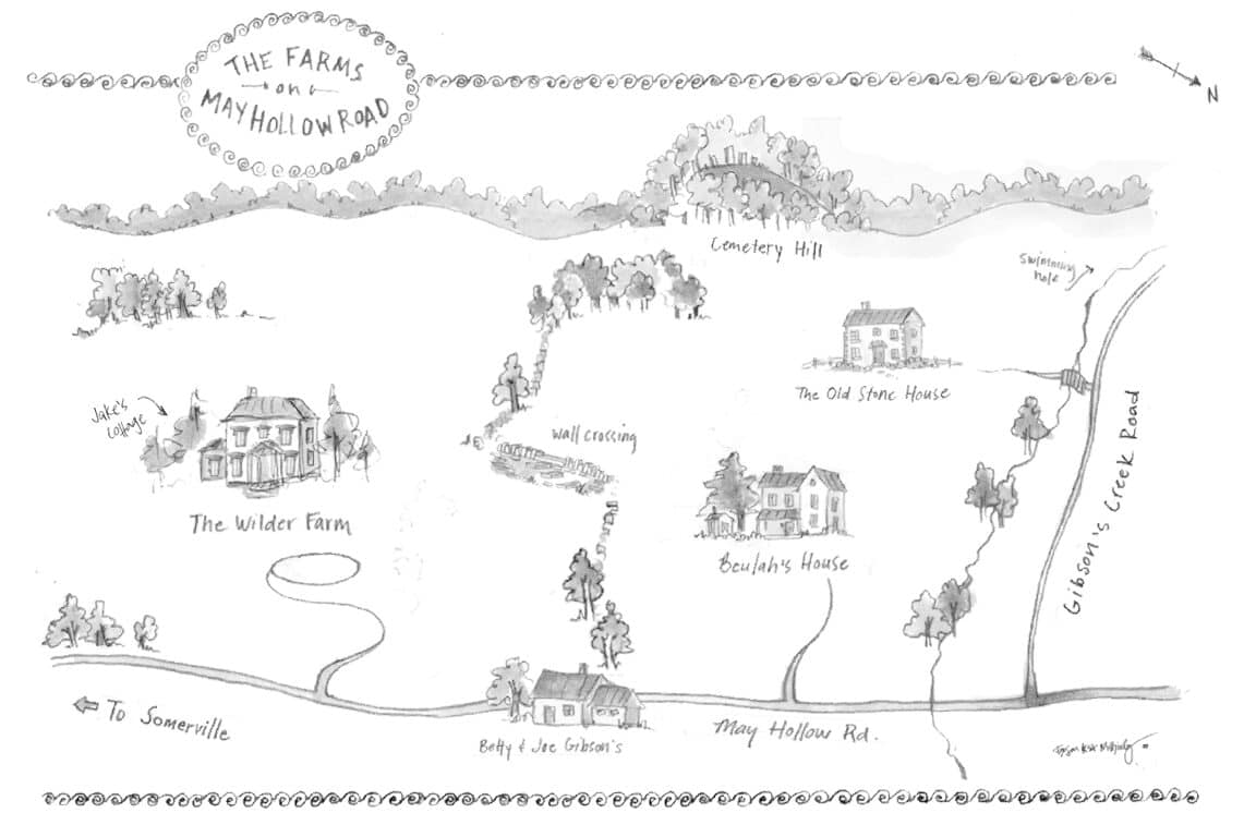 Map of the Farms on Mayhallow Road